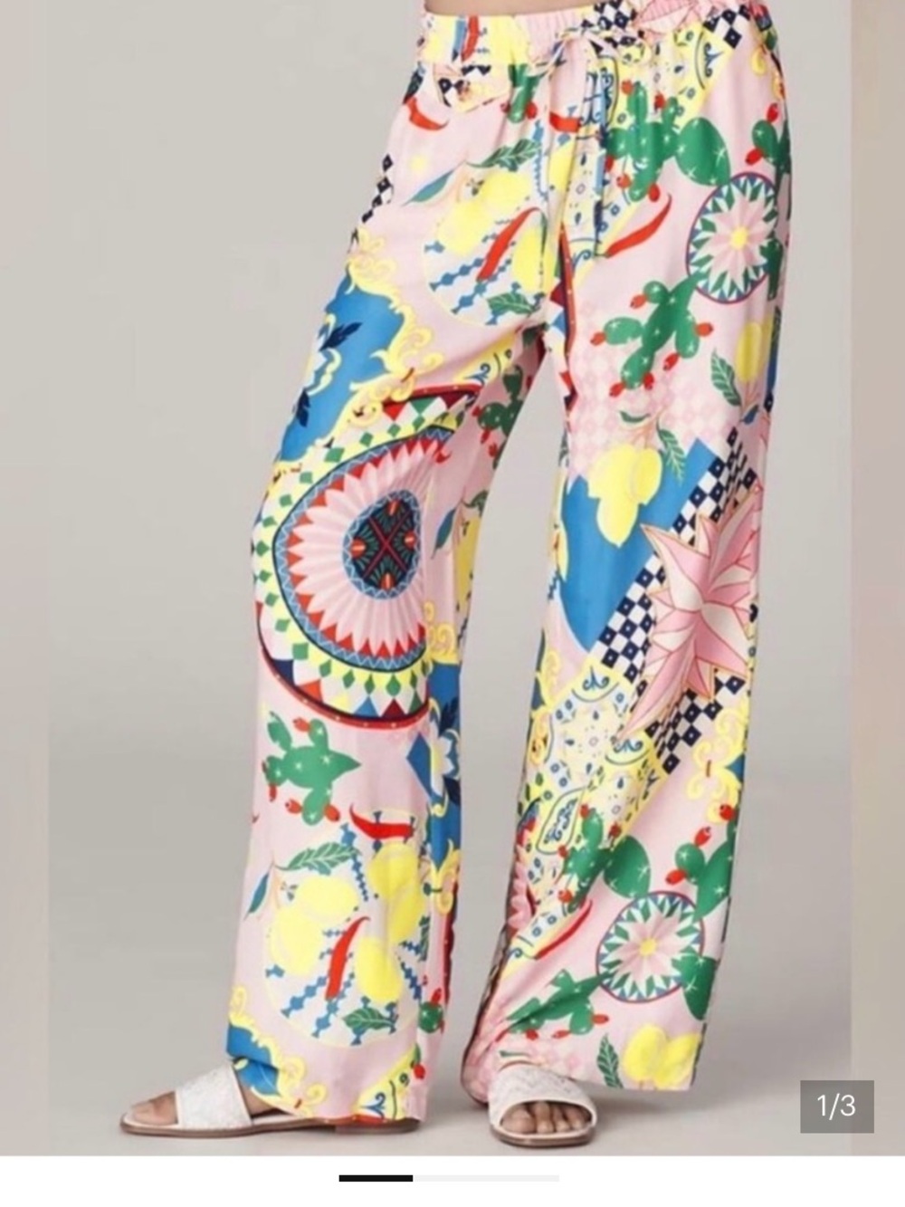 Maeve Multicolor Patterned Pants - Playful Print M